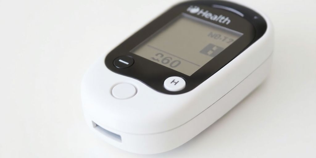 iHealth Blood Sugar Monitor on a neutral background.